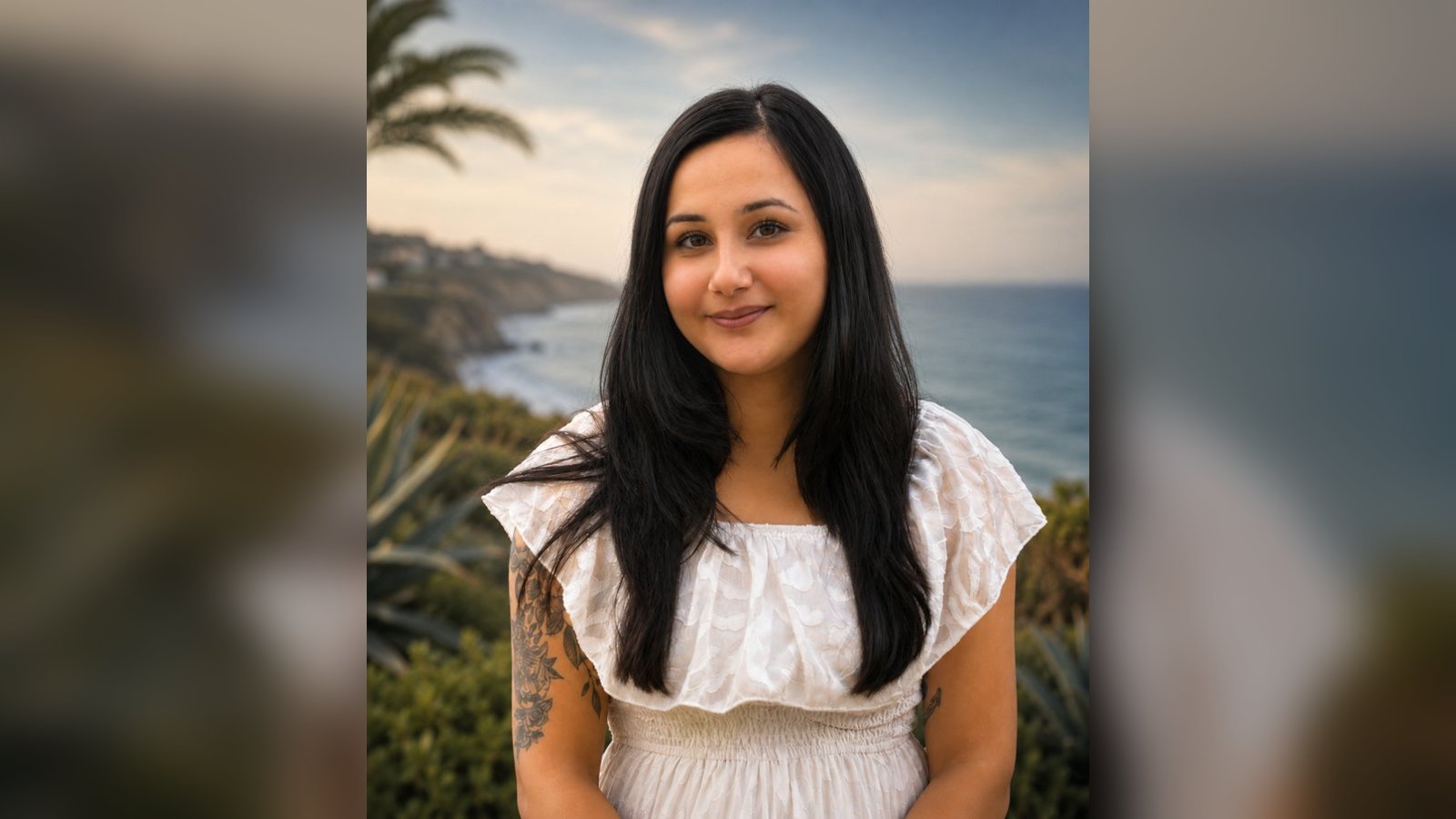 Rachel Querry, LCSW, Clinical Director at Tidal Forge Recovery, on the bluffs above the Pacific in Huntington Beach